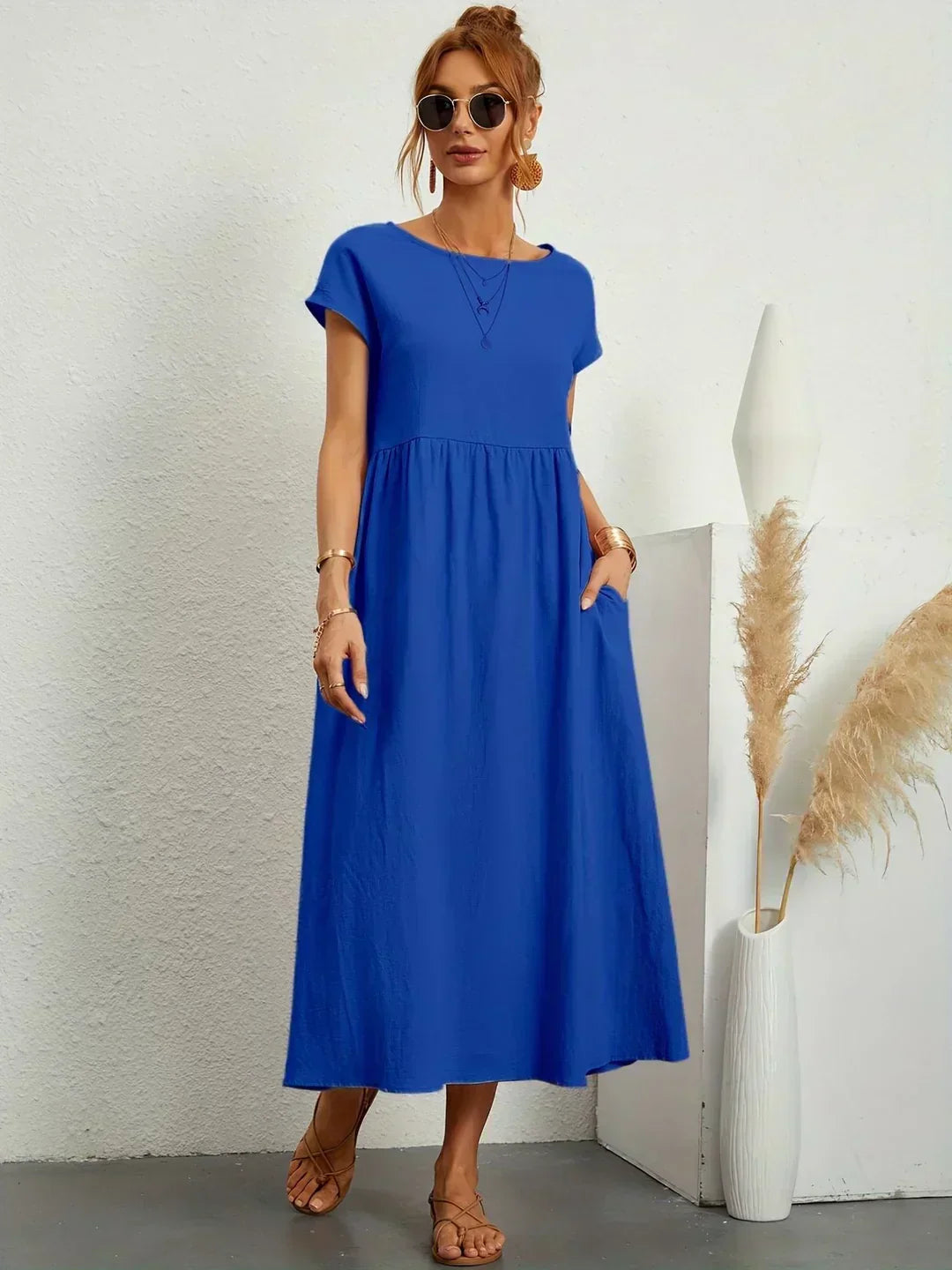 Therese - Vestido de verano con bolsillos