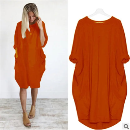 Bianca - vestido cómodo y holgado