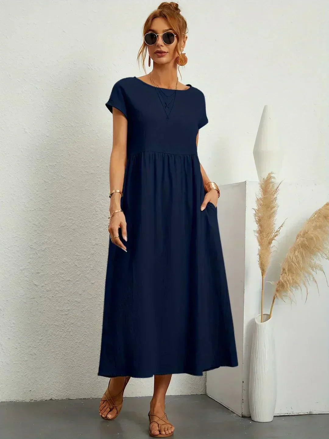 Therese - Vestido de verano con bolsillos