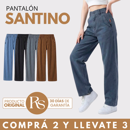 Comprá 2 y llevate 3 | Pantalón Santino de Mujer – Liviano, Fresco y Cómodo