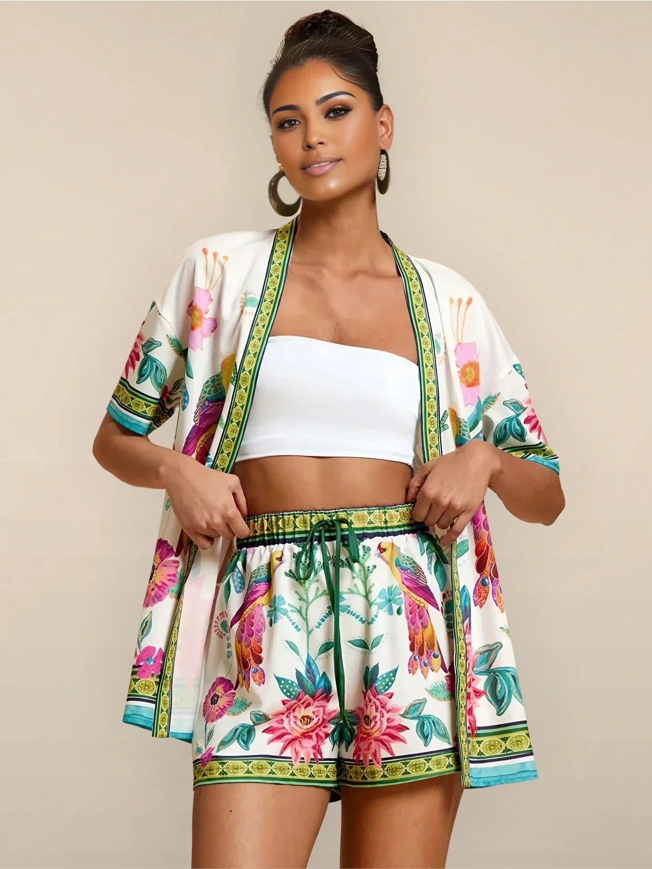 Antonia - elegante conjunto informal de dos piezas