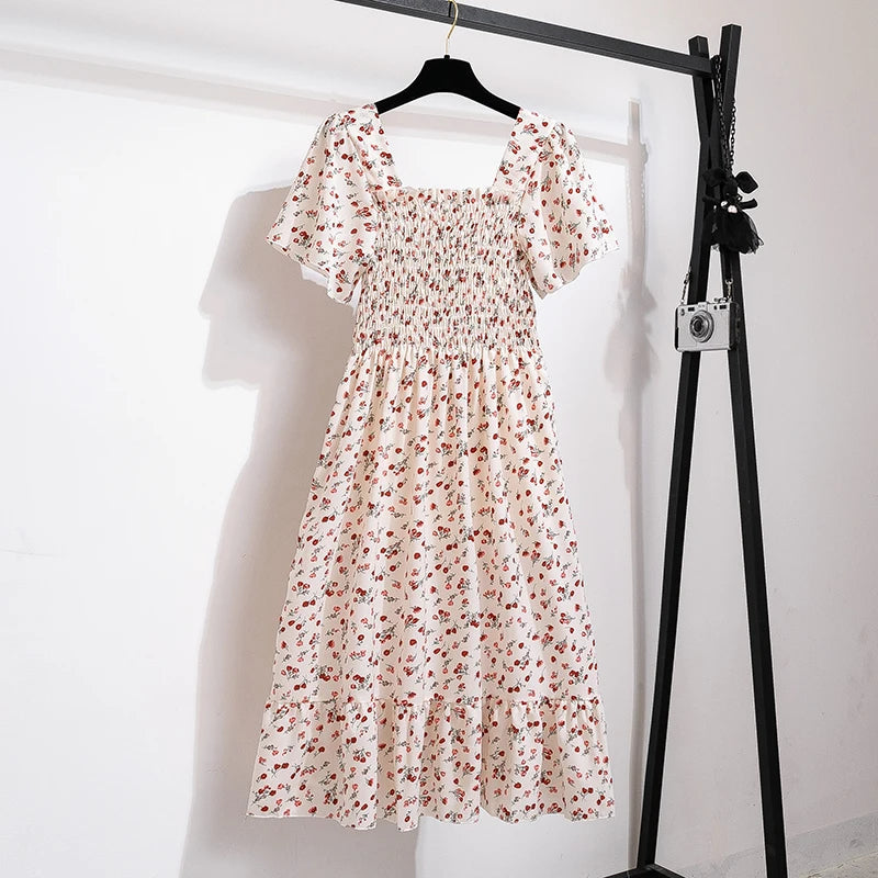 Michaela - Vestido floral elegante y casual